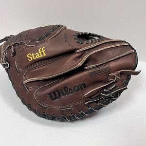 Wilson A1871 Staff Series Pro Toe Pro Back Catchers Glove Premium Steerhide RHT‎